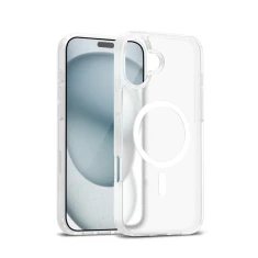 Чехол Crong Hybrid Matte Magnetic для iPhone 17 White (CRGHMMIP1763WHT)
