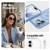 Чохол Crong Hybrid Matte Magnetic для iPhone 17 Blue (CRGHMMIP1763MBL)