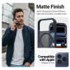 Чехол Crong Hybrid Matte Magnetic для iPhone 17 Pro Navy (CRGHMMIP1763PNBL)