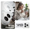 Чохол Crong Hybrid Matte Magnetic для iPhone 17 Pro Max White (CRGHMMIP1769PWHT)