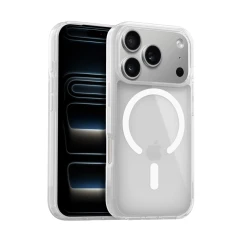 Чохол Crong Hybrid Matte Magnetic для iPhone 17 Pro Max White (CRGHMMIP1769PWHT)