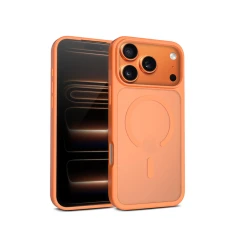Чохол Crong Hybrid Matte Magnetic для iPhone 17 Pro Max Orange (CRGHMMIP1769PORG)