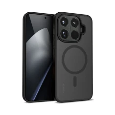 Чохол Crong Hybrid Matte Magnetic для Xiaomi 15T Pro Black (CRGHMMXM15TPBLK)
