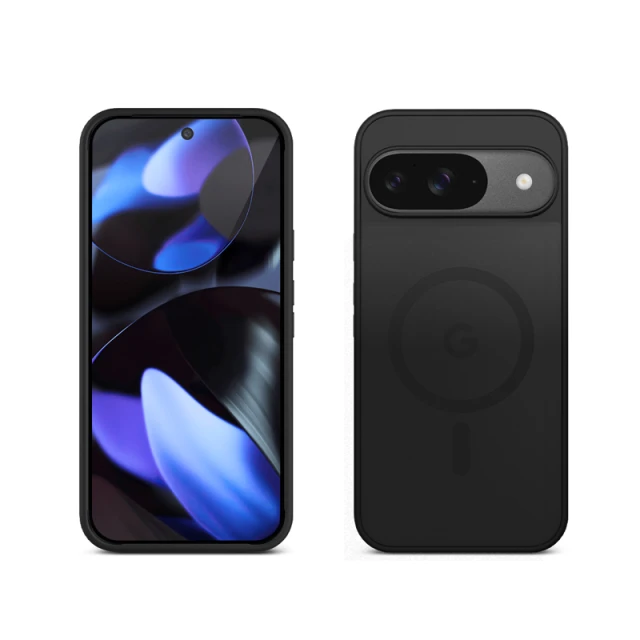 Чохол Crong Hybrid Matte Magnetic Google Pixel 9 Black (CRGHMMGPX9BLK)