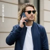 Чохол Crong Hybrid Matte Magnetic для Samsung Galaxy S25 Navy (CRGHMMSGS25NBL)