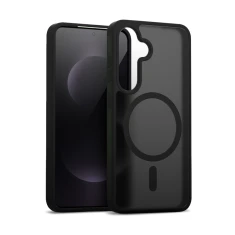 Чохол Crong Hybrid Matte Magnetic для Samsung Galaxy S24 FE Black (CRGHMMSGS24FEBLK)