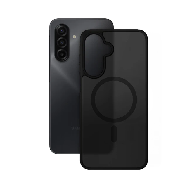 Чохол Crong Hybrid Matte Magnetic для Samsung Galaxy A17 Black (CRGHMMSGA17BLK)