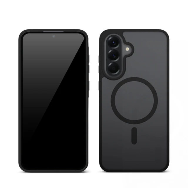 Чохол Crong Hybrid Matte Magnetic для Samsung Galaxy A56 Black (CRGHMMSGA56BLK)