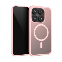 Чохол Crong Hybrid Matte Magnetic для Xiaomi 17 Pink with MagSafe (CRGHMMXM17PNK)