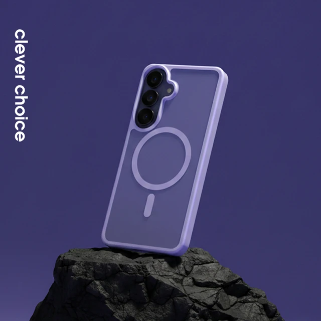 Чохол Crong Hybrid Matte Magnetic для Samsung Galaxy A57 Lavender (CRGHMMSGA57LVR)