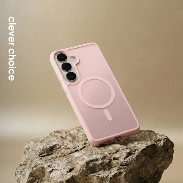 Чохол Crong Hybrid Matte Magnetic для Samsung Galaxy A57 Pink (CRGHMMSGA57PNK)