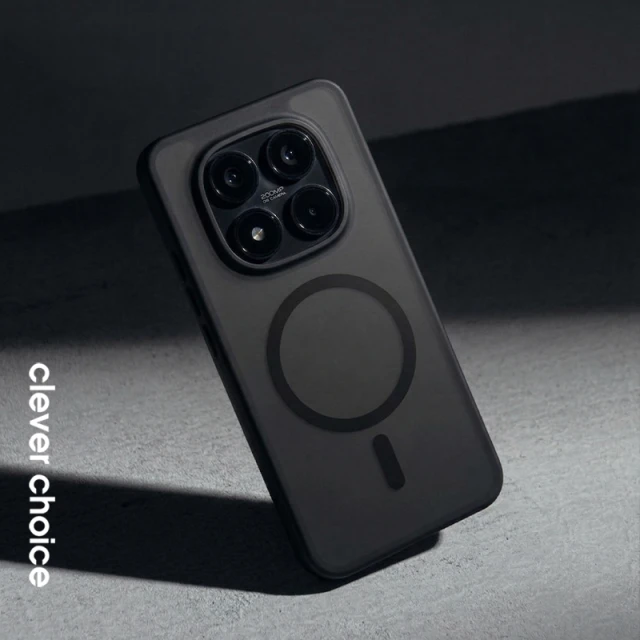 Чохол Crong Hybrid Matte Magnetic для Xiaomi Redmi Note 15 Pro+ 5G Black (CRGHMMRDN15PPBLK)