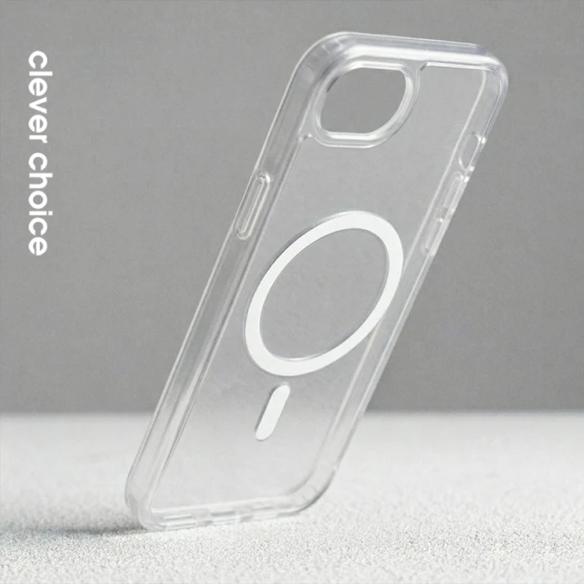 Чохол Crong Hybrid Matte Magnetic для iPhone 17e / 16e White (CRGHMMIP17EWHT)