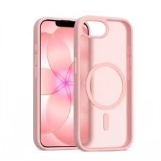Чохол Crong Hybrid Matte Magnetic для iPhone 17e / 16e Pink (CRGHMMIP17EPNK)
