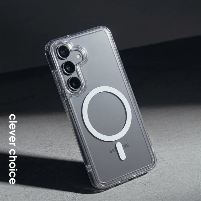 Чохол Crong Hybrid Clear Magnetic для Samsung Galaxy S26 Ultra Clear (CRGHCMSGS26UCLR)