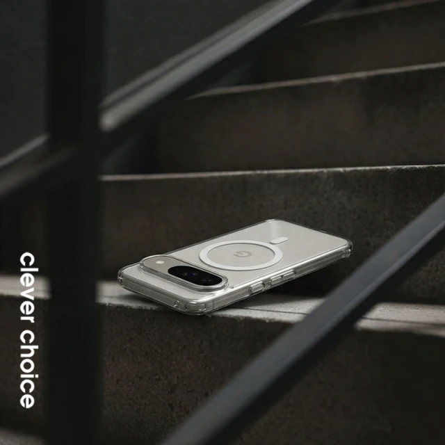 Чохол Crong Hybrid Clear Magnetic для Google Pixel 10a Clear (CRGHCMGPX10ACLR)