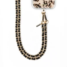 Шнурок-підвіска Crong Phone Crossbody для телефону Black Twist (CRGCRBD04)