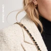 Шнурок-підвіска Crong Phone Crossbody для телефону Black Twist (CRGCRBD04)