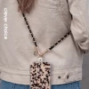 Шнурок-підвіска Crong Phone Crossbody для телефону Black Twist (CRGCRBD04)