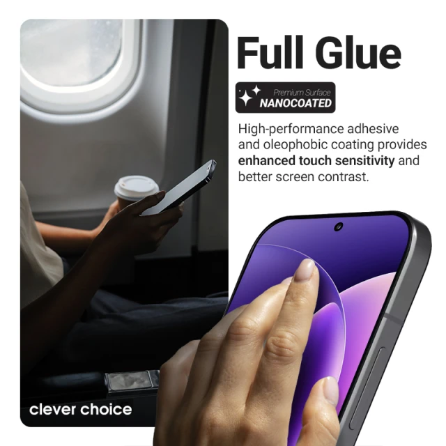 Захисне скло Crong 3D Armour Glass Lite для Google Pixel 10a (CRG3DAGLGPX10A)