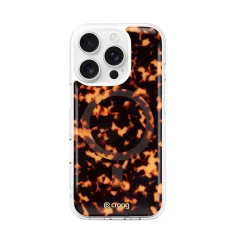 Чехол Crong Deluxe MAG Cover для iPhone 16 Pro Tortoise (CRGDLMIP1663PTOR)