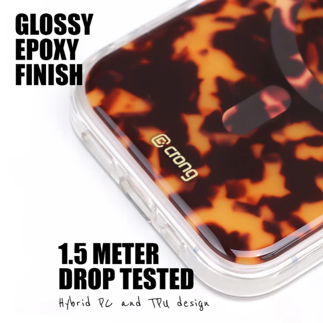 Чохол Crong Deluxe MAG Cover для iPhone 17 Pro Brown (CRGDLMIP1763PTOR)