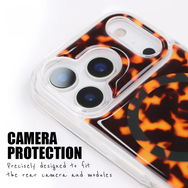 Чохол Crong Deluxe MAG Cover для iPhone 17 Pro Brown (CRGDLMIP1763PTOR)