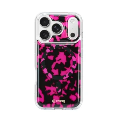 Чохол Crong Deluxe MAG Cover для iPhone 17 Pro Pink Tortoise (CRGDLMIP1763PPTO)