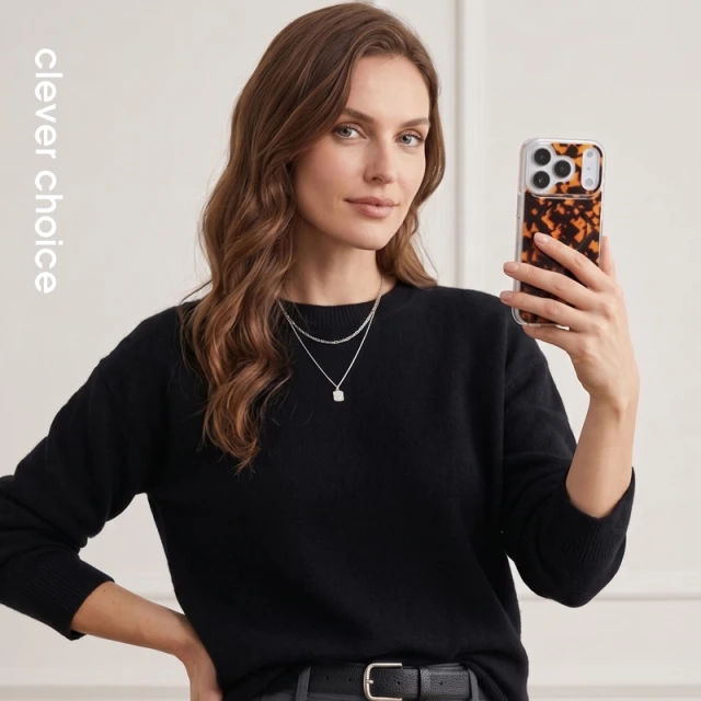 Чехол Crong Deluxe MAG Cover для iPhone 17 Pro Max Tortoise (CRGDLMIP1769PTOR)