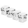 Універсальний мережевий адаптер Crong One World Travel Adapter 45W GaN White (CRGTAGN45WHI)