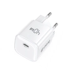 Зарядное устройство Crong NEO GaN Charger USB-C 40W PD 3.2 White (CRGNEO40WHI)