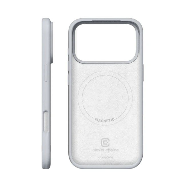 Чохол Crong Color Cover Magnetic для iPhone 18 Pro Max | 17 Pro Max Grey (CRGCOLRMIP1869PGRY)