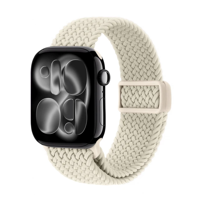 Ремінець Crong Wave Band Apple Watch 38/40/41/42 mm Beige (CRG40WAV2STN)