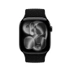 Ремінець Crong Wave Band Apple Watch 38/40/41/42 mm Black (CRG40WAV2BLK)