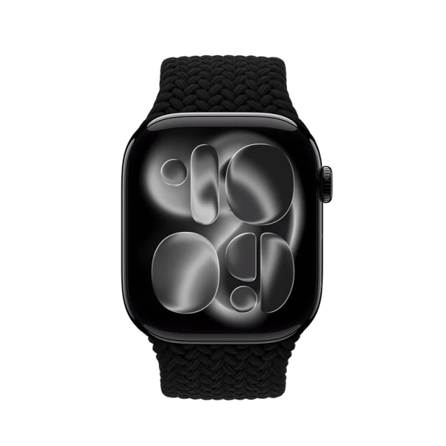 Ремінець Crong Wave Band Apple Watch 38/40/41/42 mm Black (CRG40WAV2BLK)