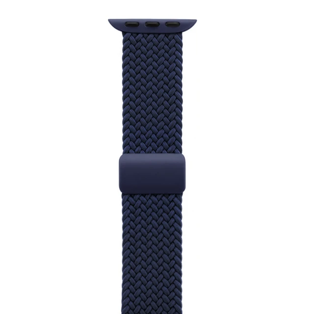 Ремінець Crong Wave Band Apple Watch 38/40/41/42 mm Navy Blue (CRG40WAV2NBL)