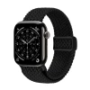 Ремінець Crong Wave Band для Apple Watch 44/45/46/49 мм Black (CRG44WAV2BLK)