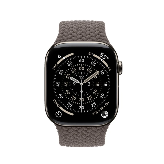 Ремінець Crong Wave Band для Apple Watch 44/45/46/49 мм Brown (CRG44WAV2BRW)