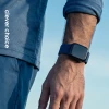 Ремінець Crong Wave Band для Apple Watch 44/45/46/49 мм Navy Blue (CRG44WAV2NBL)