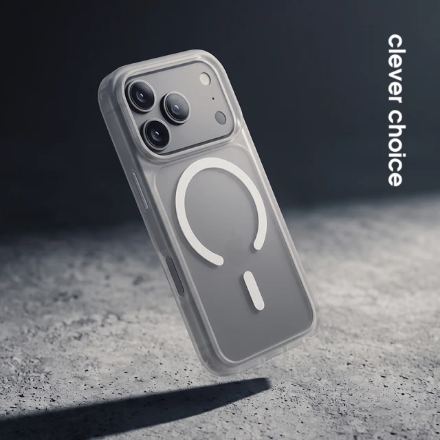 Чохол Crong Hybrid Matte Magnetic для iPhone 18 Pro Max | 17 Pro Max White (CRGHMMIP1869PWHT)