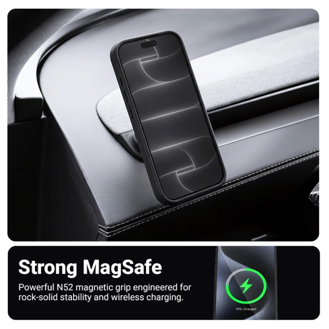 Чохол Crong Hybrid Matte Magnetic для iPhone 18 Pro | 17 Pro Pink (CRGHMMIP1863PPNK)