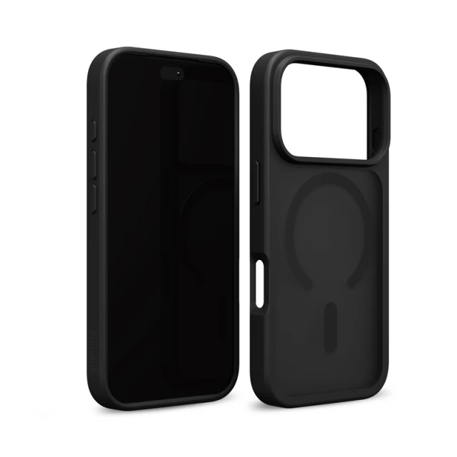 Чохол Crong Hybrid Matte Magnetic для iPhone 18 Pro Max | 17 Pro Max Black (CRGHMMIP1869PBLK)