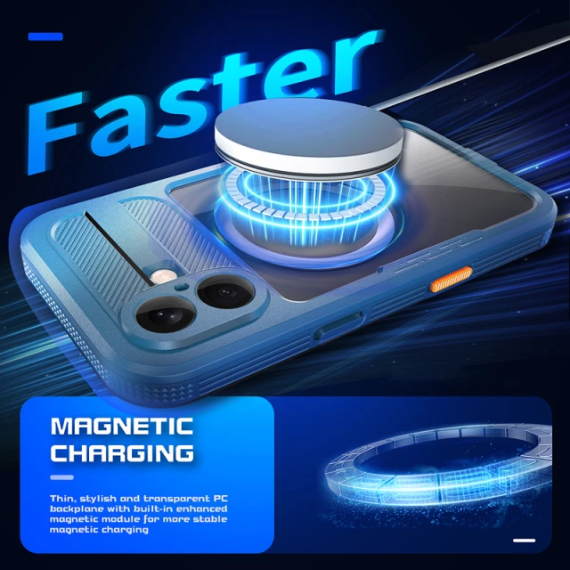 Чохол Crong Seal Cover для iPhone 16 Pro Navy (CRGSLCIP16PABL)