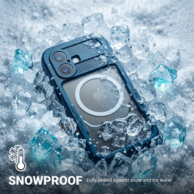 Чохол Crong Seal Cover для iPhone 16 Pro Navy (CRGSLCIP16PABL)
