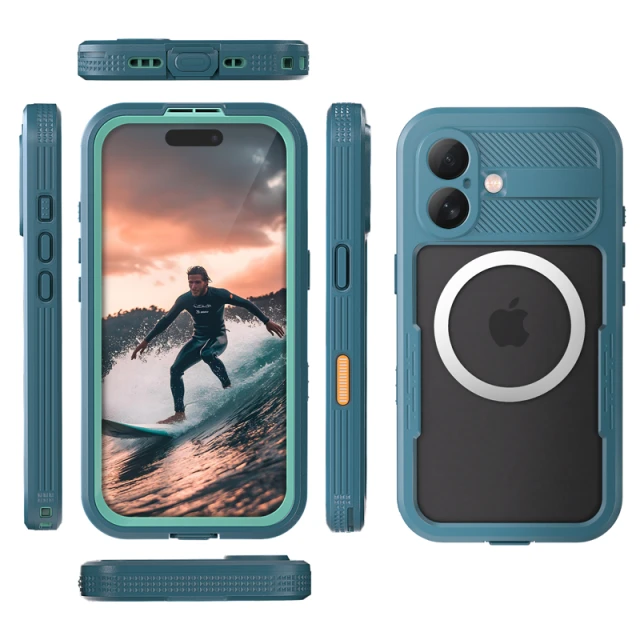 Чохол Crong Seal Cover для iPhone 17 Blue (CRGSLCIP17ABL)