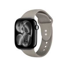 Ремінець Crong Liquid для Apple Watch Series 11/10 42 mm | Series 9/8/7 41 mm | 6/5/SE 40 mm | 3/2/1 38 mm Beige (CRG40LQBFNG)