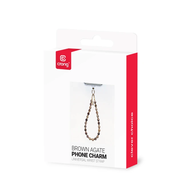 Брелок Crong Phone Charm Brown Agate (CRGPHCH20)