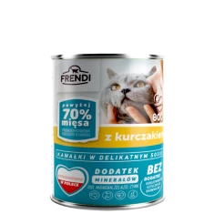 Консерва для котів Frendi з куркою в соусі 800 г (5904316130107)