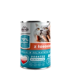 Консерва для котів Frendi з лососем в соусі 400 г (5904316130138)