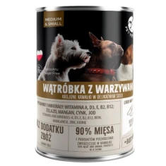 Консерва для собак PetRepublic з печінкою та овочами 400 г (5904316130312)